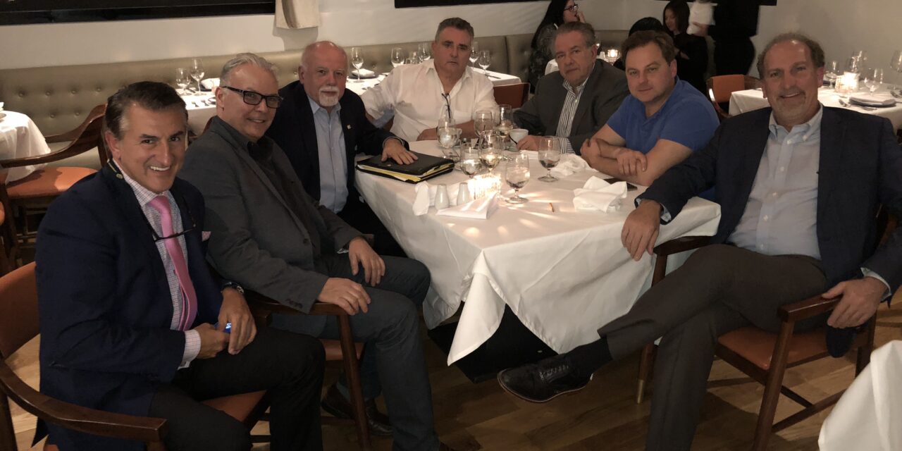 Dinner meeting at Lefkes Restaurant in NJ, to build Committees for HANC